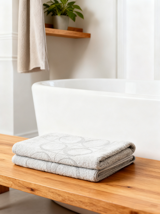 Natural Charming Organic Bath Rug