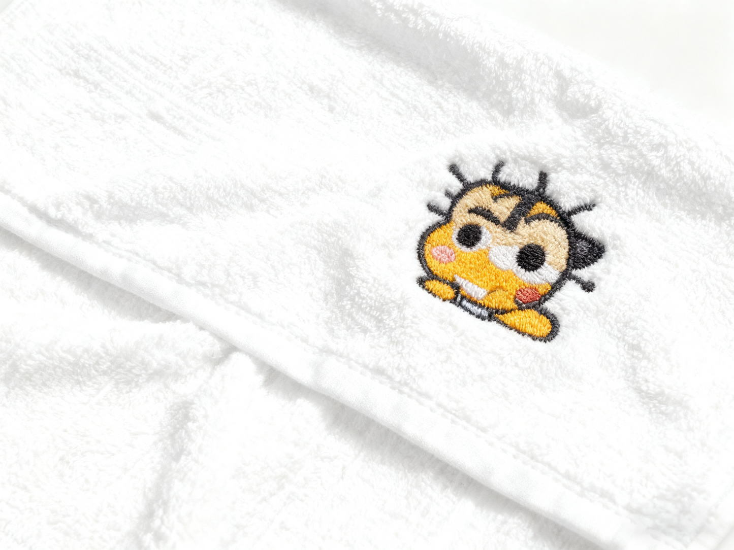 Organic Hooded Toddler Towel (White)