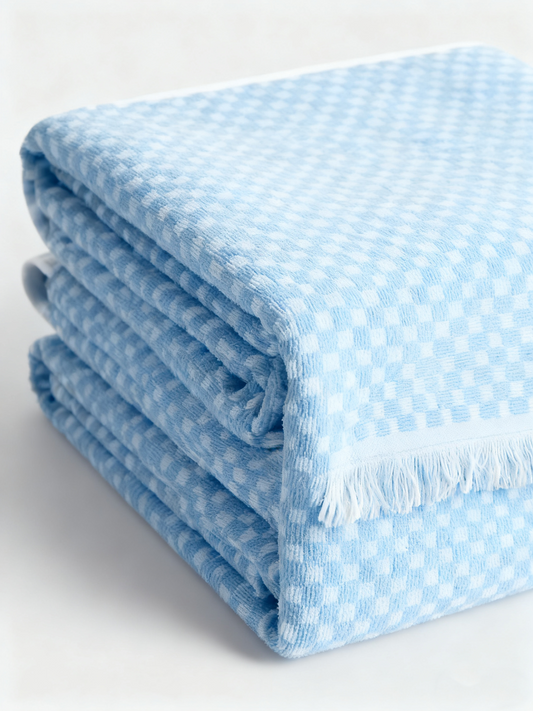 Soft Beach Towel (Light Blue)