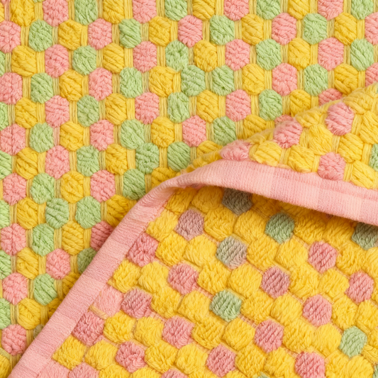 Organic Fashion Cotton Mosaic Towels