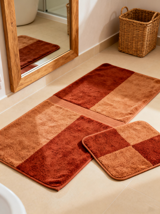 Organic Tub Mat (Ochre and Clay)