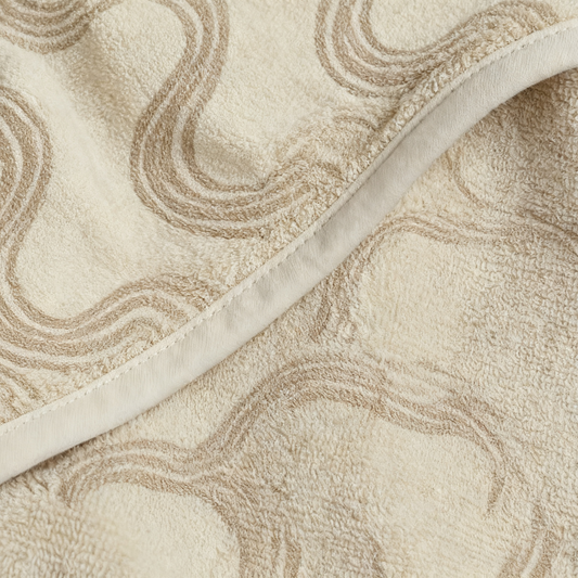 Organic Hooded Toddler Towel (Natural)