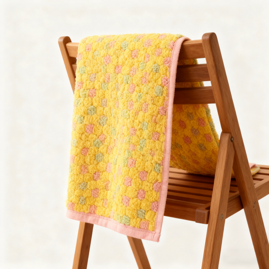 Organic Fashion Cotton Mosaic Towels