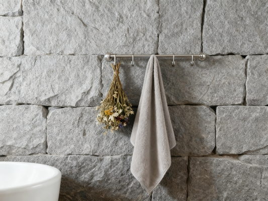 Organic Hooded Baby Towel (Sky)