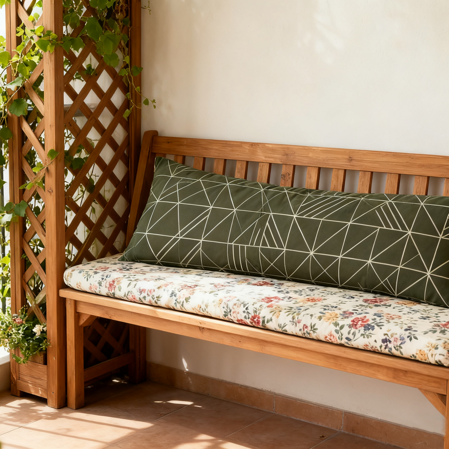 Vintage Linen Body Pillow Cover