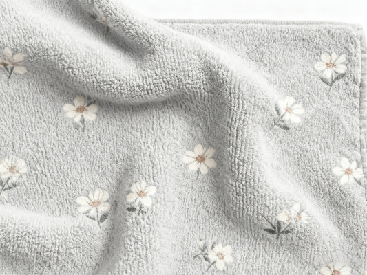 Organic Hooded Toddler Towel (Sky)